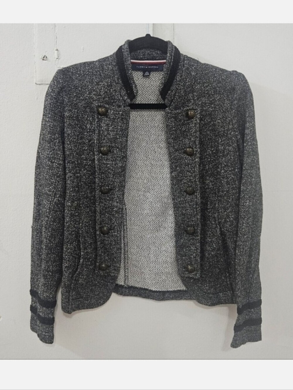 Tommy Hilfiger Marled Military Band Jacket